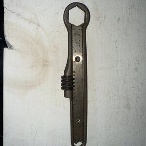 Rare Vintage Eskilstuna Sweden Adjustable Double End Wrench Spans To 1" Unique